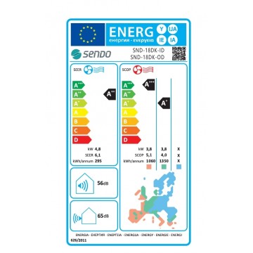 Sendo Daiki SND-18DK Κλιματιστικό Inverter 18000 BTU A++/A+++